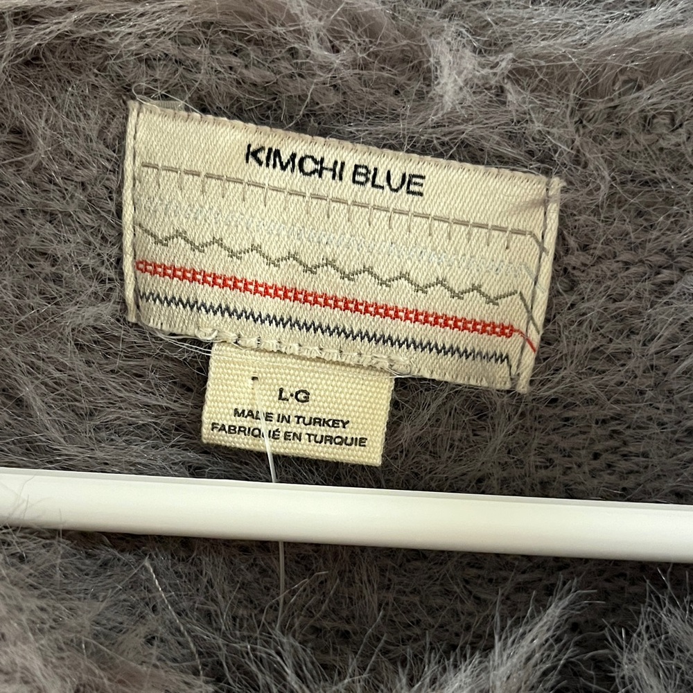 Kimchi Blue fuzzy crop top - Picture 2 of 7